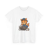 Cat Mechanic Squad - Funny Garage Cat Wrench Tee