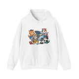 Garage Cat Crew - Hoodie | Team Cats Fixing Car
