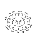 Transparent high-res 4500x5400 black line only My Anxiety Has Anxiety