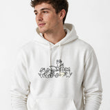 Garage Cat Crew Hoodie - lifestyle man wearing