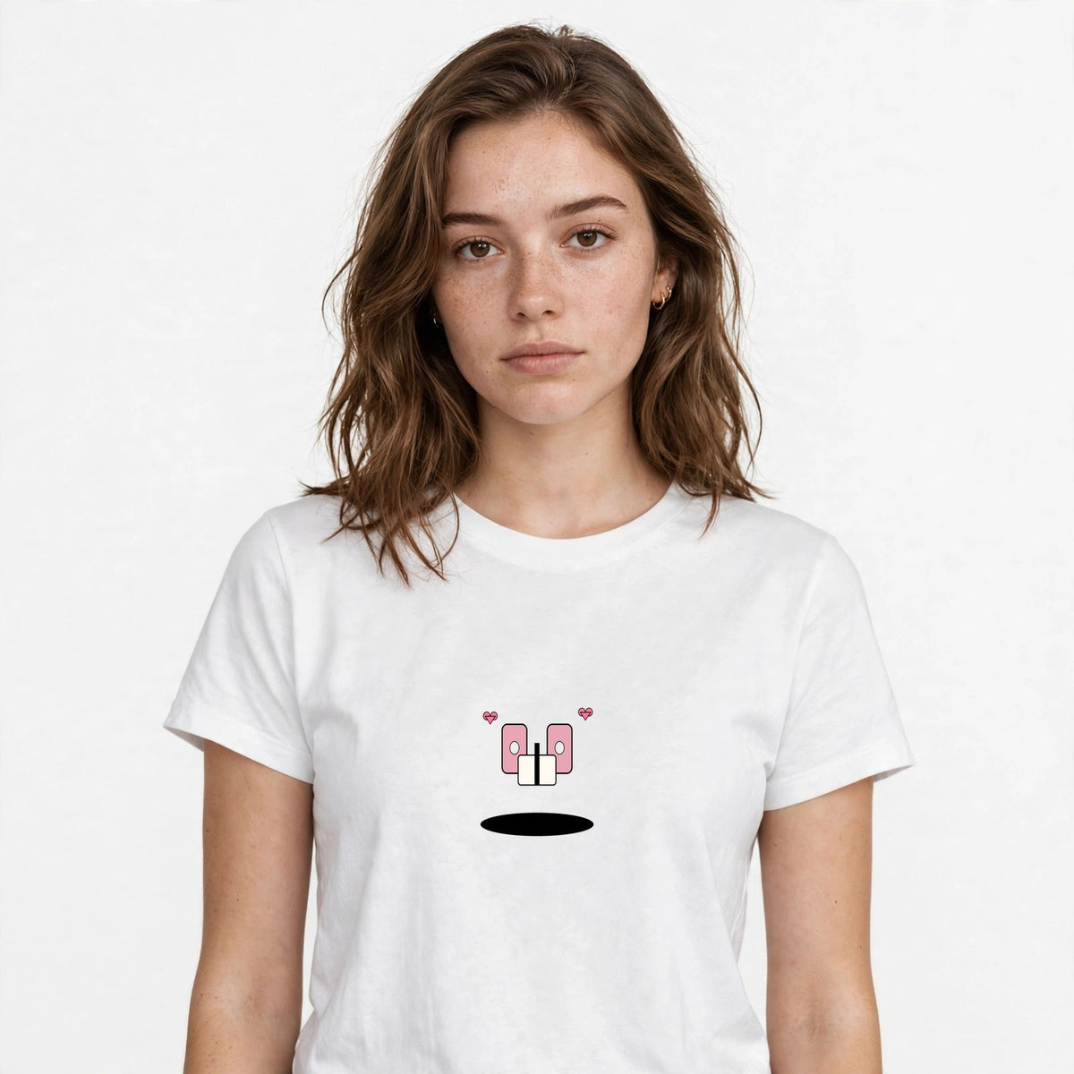 Lifestyle woman wearing Cowboy Romance Book Club - Western Romance Shirt - SAME DESIGN chest 0.56