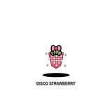 Flat tee Disco Ball Strawberry Y2K Coquette chest 0.34 SAME DESIGN