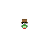 Flat tee Embroidered Off To Cause Kerfuffle Frog Shirt chest 0.34 - SAME DESIGN 2000x2000