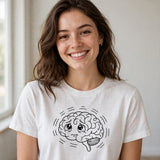 Lifestyle woman wearing my-anxiety-has-anxiety Mental Health T-Shirt