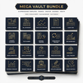 Mega Vault - 20 Spreadsheet Templates Bundle - $49 (Save 80%) preview - One Line Lab template