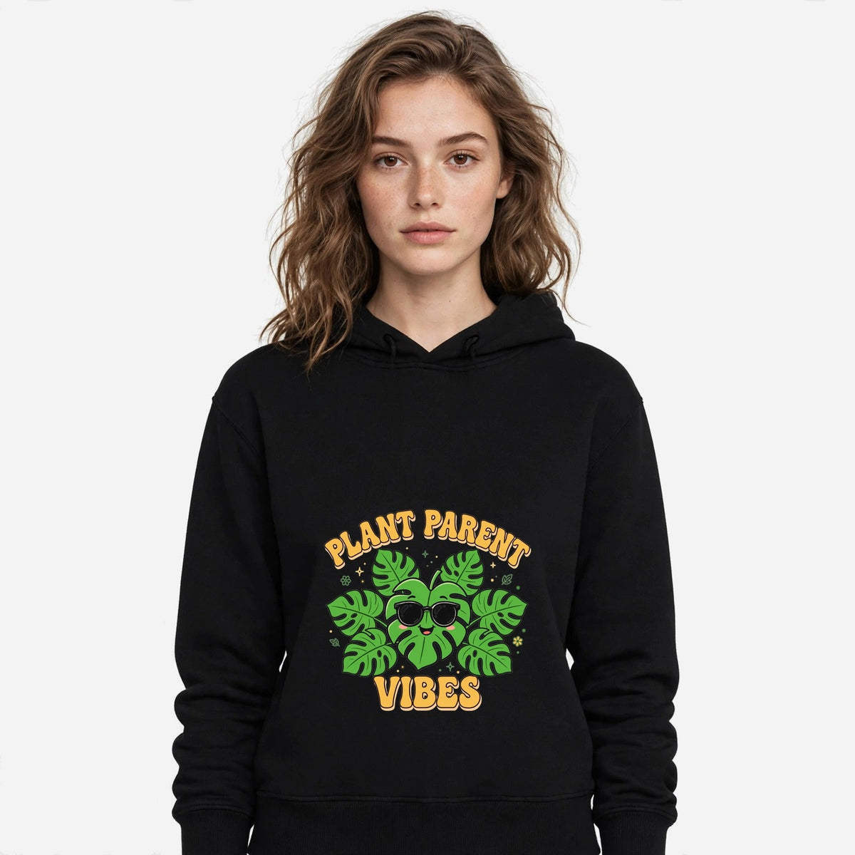 female black hoodie head to waist transparent 480px no white box