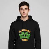 male black hoodie head to waist transparent 480px clean on black