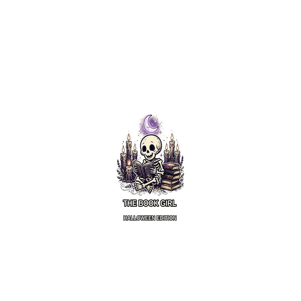 Flat tee The Book Girl Halloween Edition Tee chest 0.34 - SAME DESIGN 2000x2000