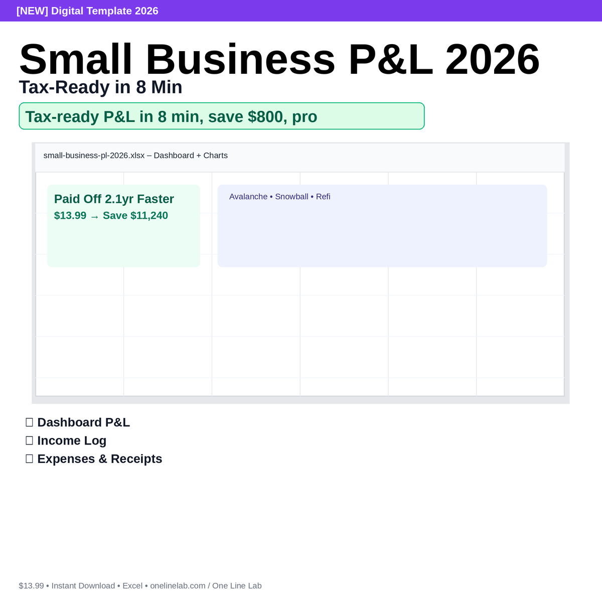 Small Business P&L 2026 — Tax-Ready in 8 Min preview