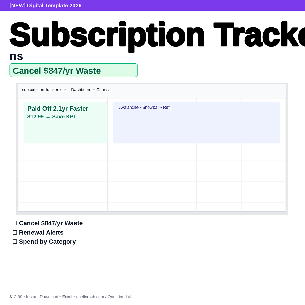 Subscription Tracker - Cancel Unused Subscriptions preview